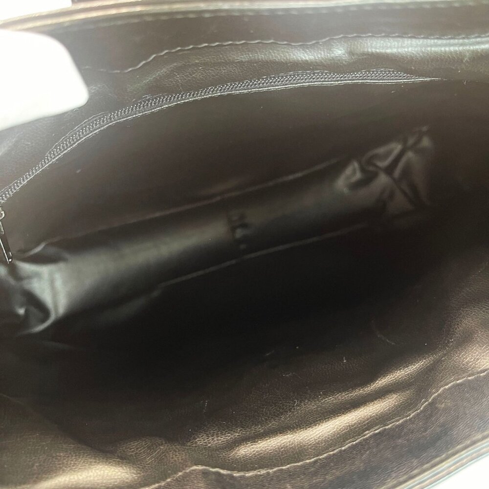 Authentic GUCCI Ophidia Logo Leather Vintage Shoulder Bag Purse Black - Picture 11 of 12